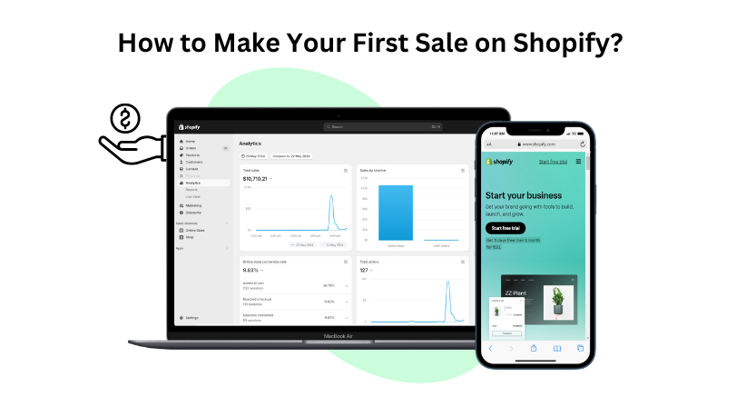 How to Make Your First Sale on Shopify